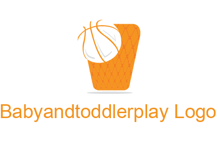 ball in basket logo