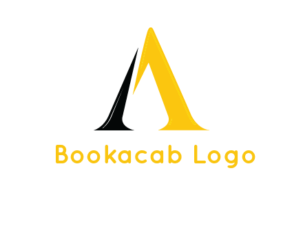 broken letter A logo