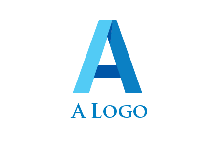 origami letter A