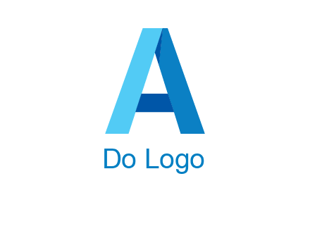 origami letter A