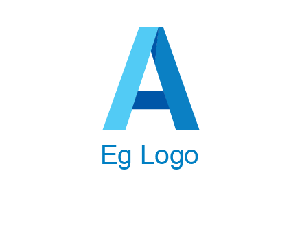 origami letter A