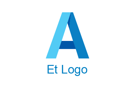 origami letter A