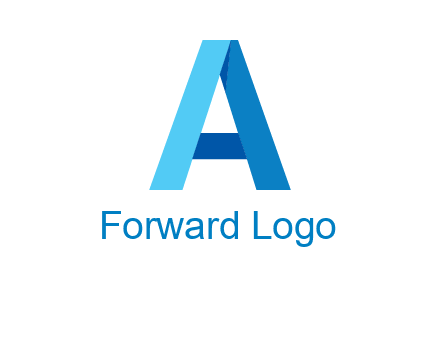 origami letter A