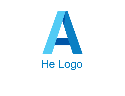 origami letter A