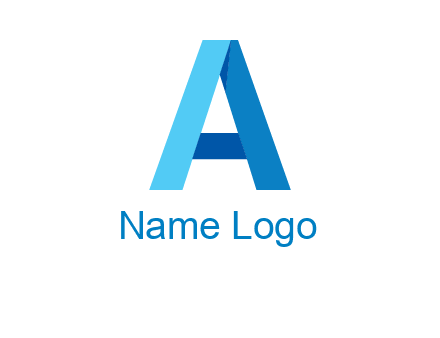 origami letter A