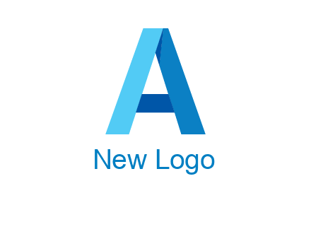 origami letter A
