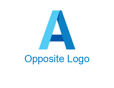 origami letter A