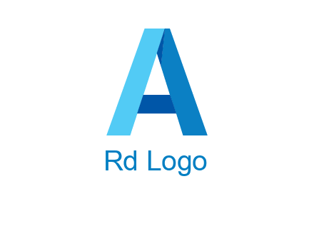 origami letter A