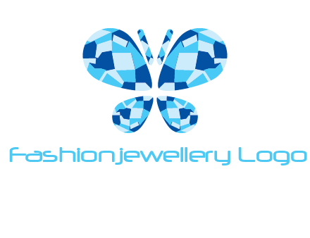 pear cut diamonds forming a butterfly