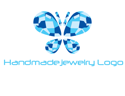 pear cut diamonds forming a butterfly