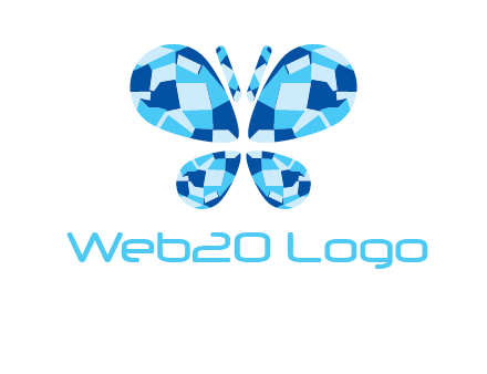 pear cut diamonds forming a butterfly