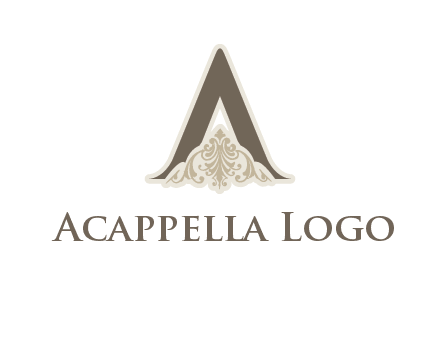 letter A fashion logo