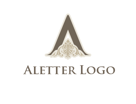 letter A fashion logo