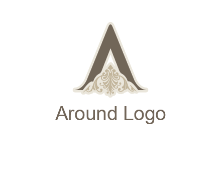 letter A fashion logo
