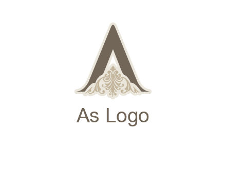 letter A fashion logo