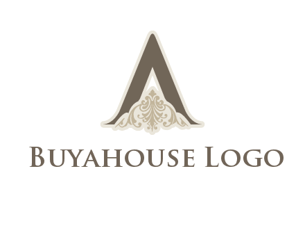 letter A fashion logo