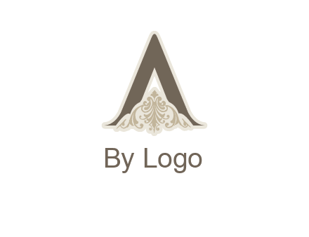 letter A fashion logo