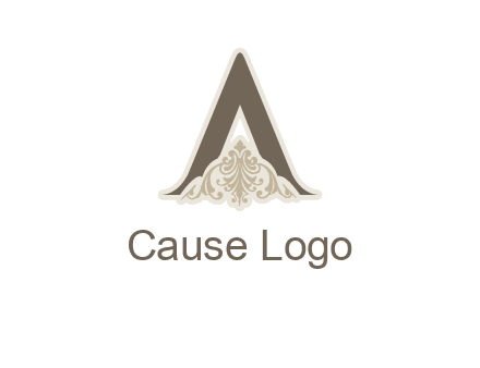 letter A fashion logo