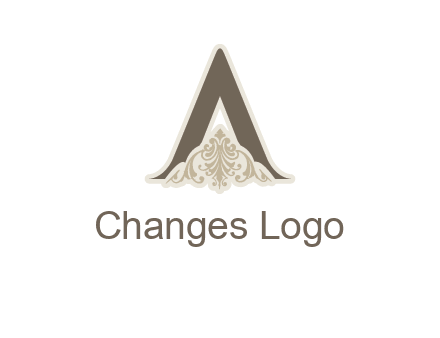 letter A fashion logo