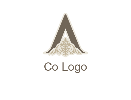 letter A fashion logo