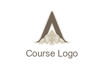 letter A fashion logo