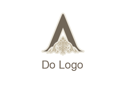 letter A fashion logo