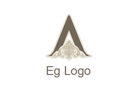 letter A fashion logo