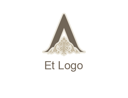 letter A fashion logo