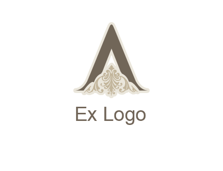 letter A fashion logo