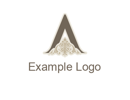 letter A fashion logo
