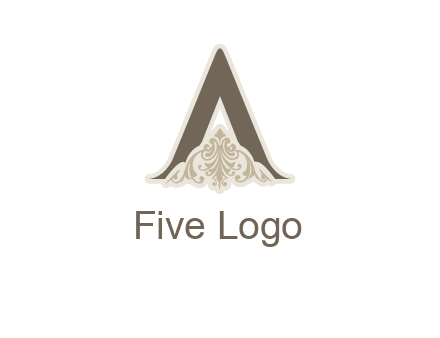 letter A fashion logo