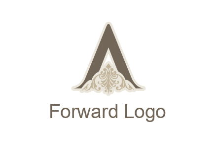 letter A fashion logo