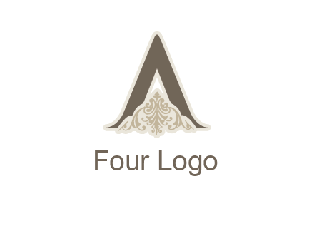 letter A fashion logo