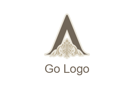 letter A fashion logo
