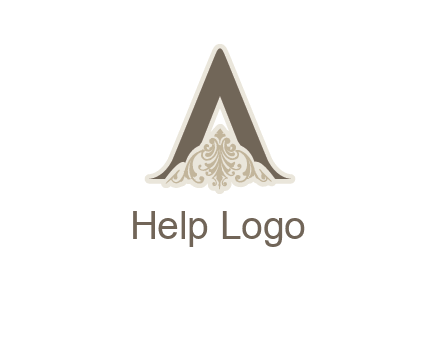 letter A fashion logo