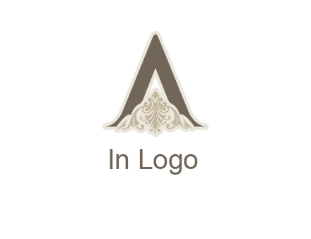 letter A fashion logo