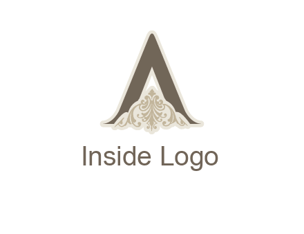 letter A fashion logo