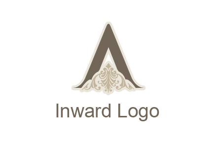 letter A fashion logo