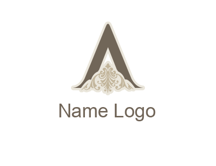 letter A fashion logo
