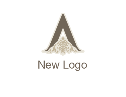 letter A fashion logo