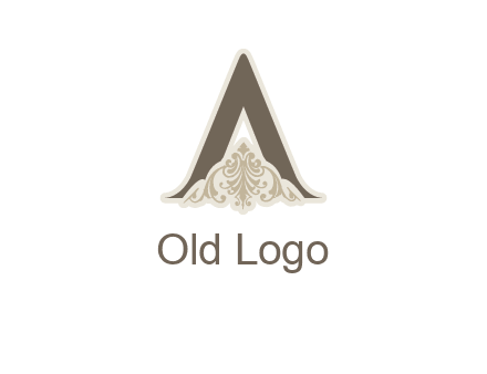 letter A fashion logo