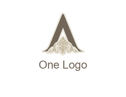letter A fashion logo