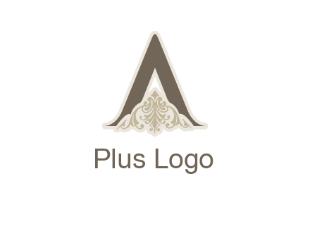 letter A fashion logo