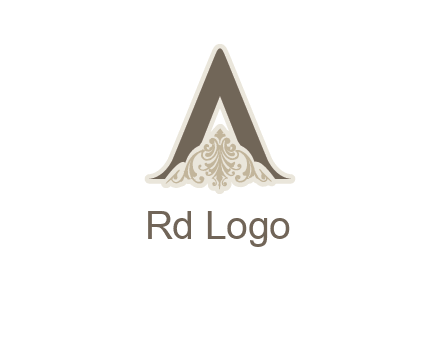 letter A fashion logo
