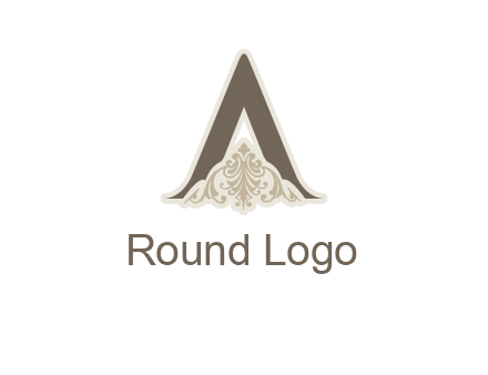 letter A fashion logo
