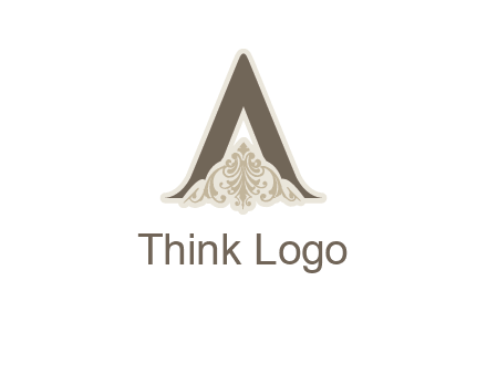 letter A fashion logo