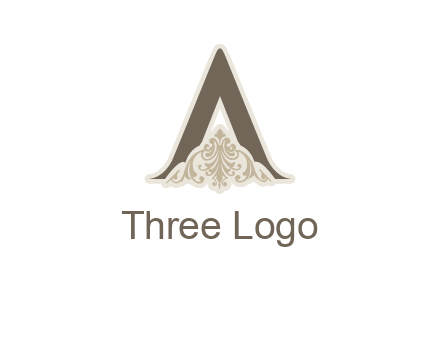 letter A fashion logo