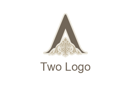 letter A fashion logo