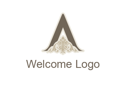 letter A fashion logo