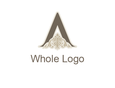 letter A fashion logo